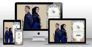 desain undangan digital clean style